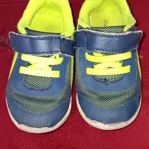 Garanimals Navy and Neon Kids Sneakers